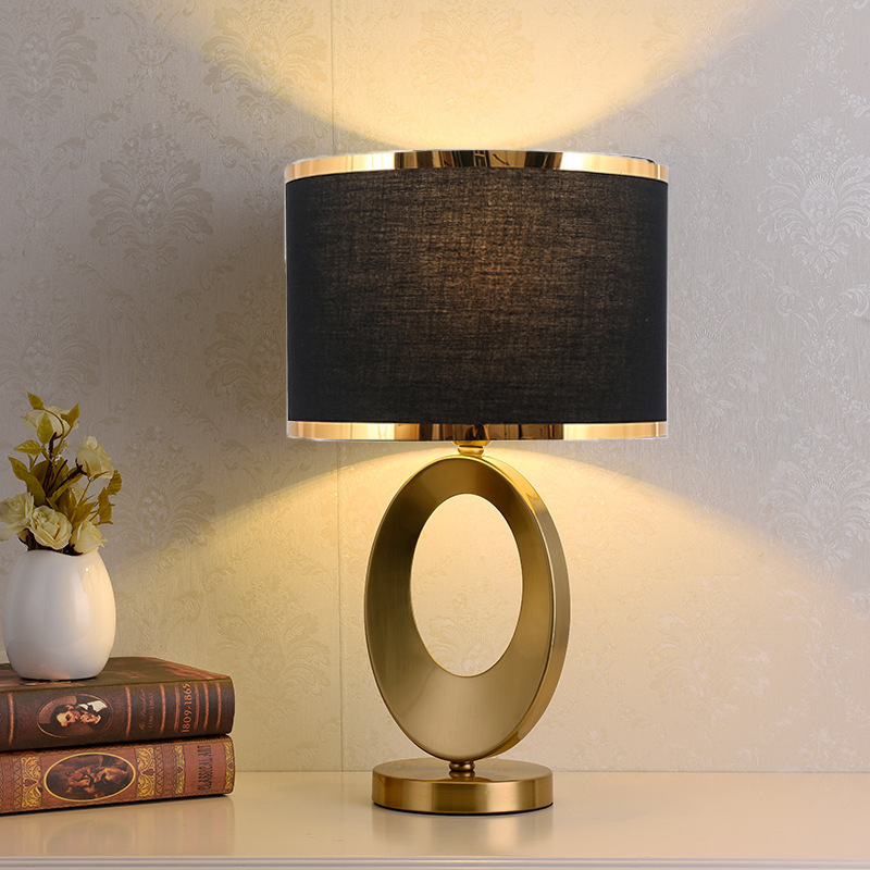 Lighting Decor Bedroom - Lámpara de escritorio pequeña de lujo