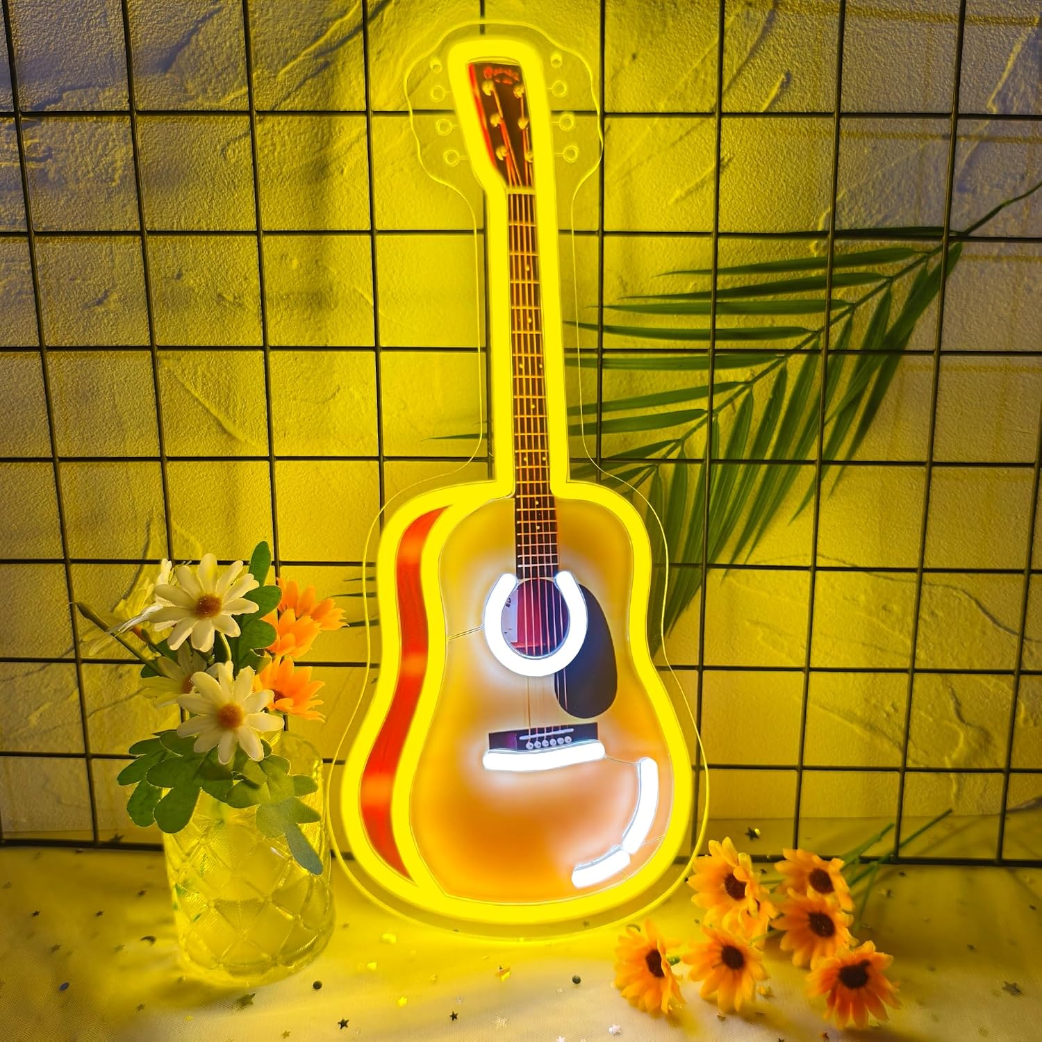 Lighting Christmas Decor - Letrero de neón LED para guitarra
