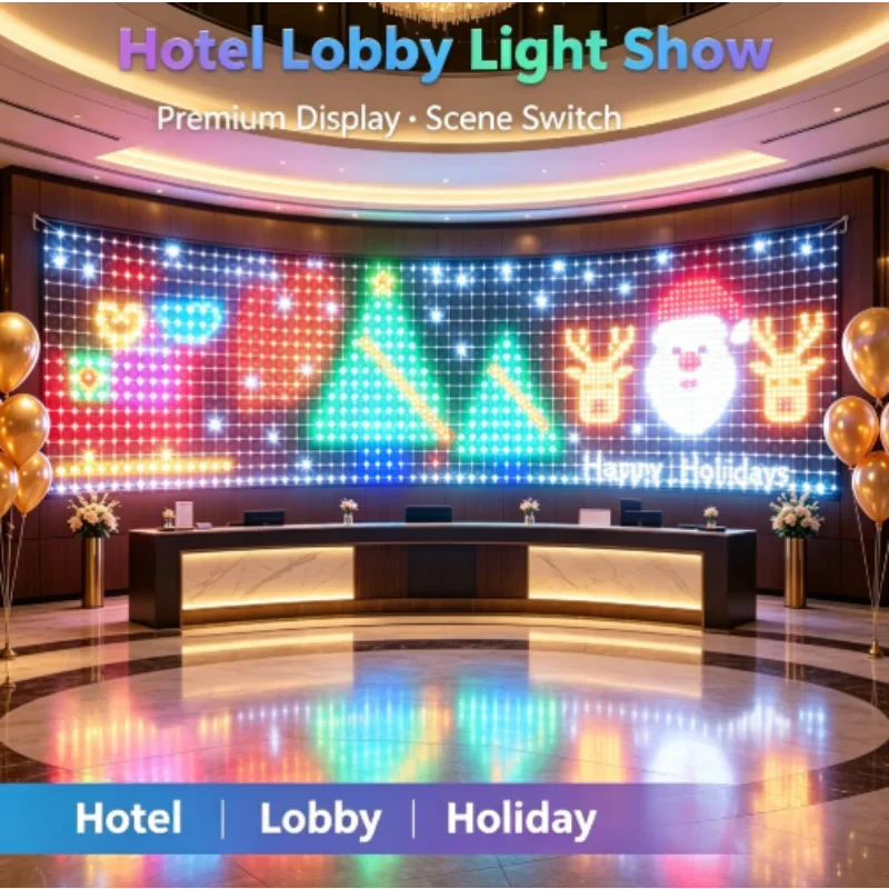 Luces LED RGBIC para exteriore - Lighting Christmas Decor reseña y precio