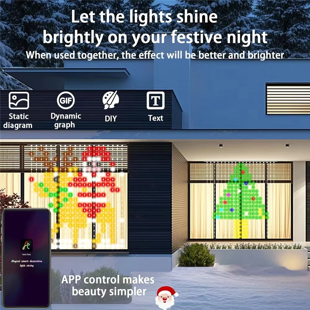 Luces LED Inteligentes para Co - Lighting Christmas Decor reseña y precio