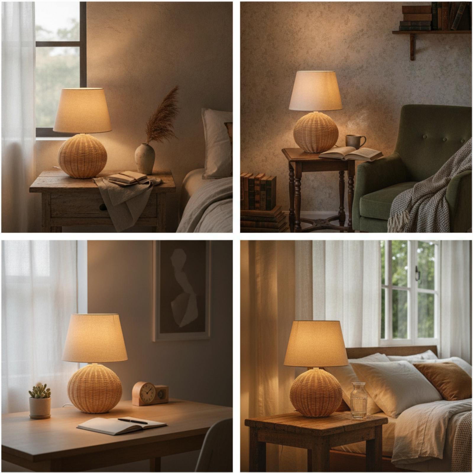 Lámpara de Noche con Base de R - Decor Lighting Lamps reseña y precio