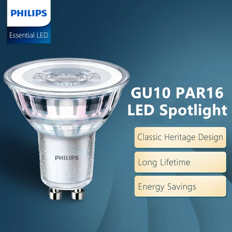 Lámpara LED Philips GU10 PAR16 - Philips Bulb Led Classic reseña y precio
