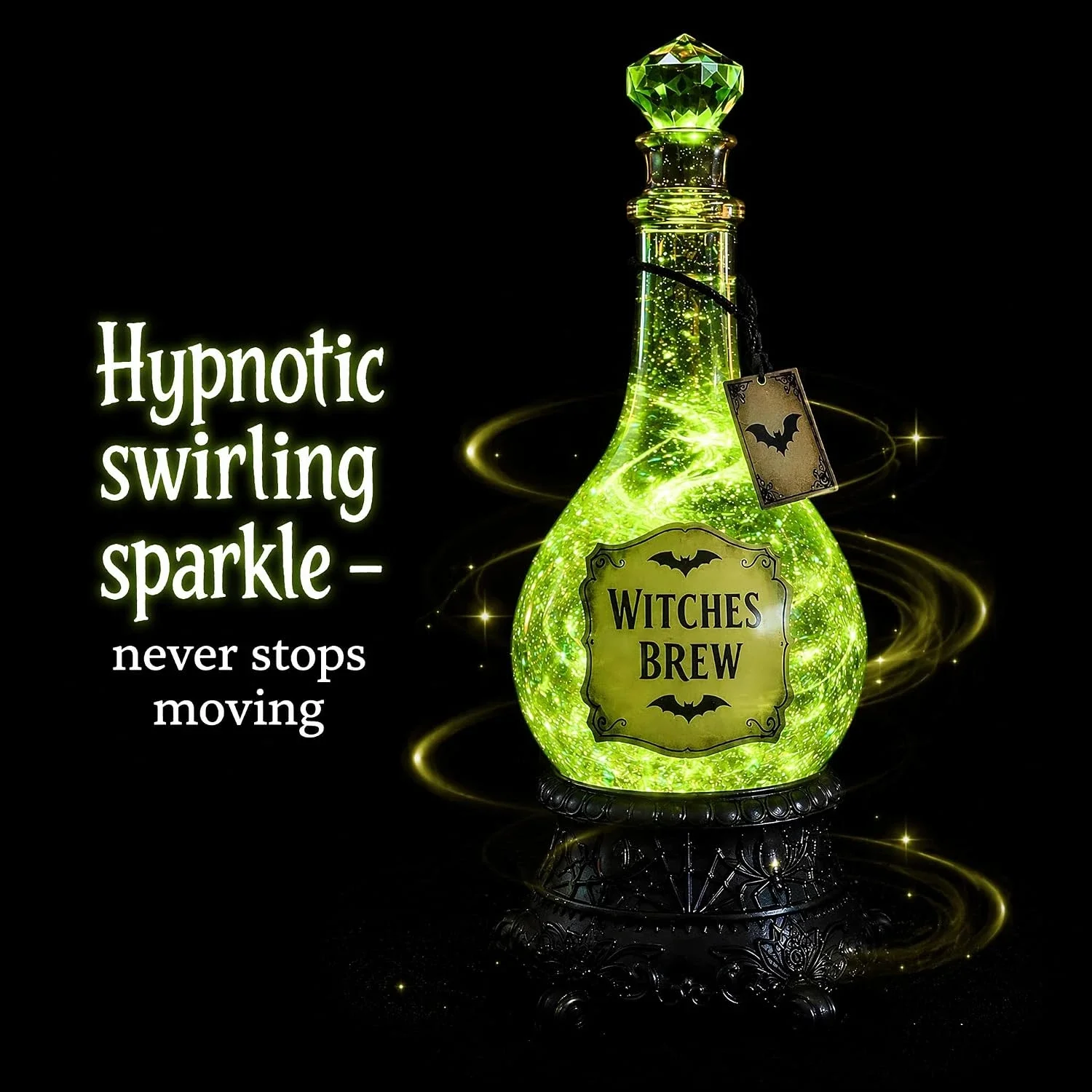 Botella con brillo y luces LED - Up Lighting Decor reseña y precio