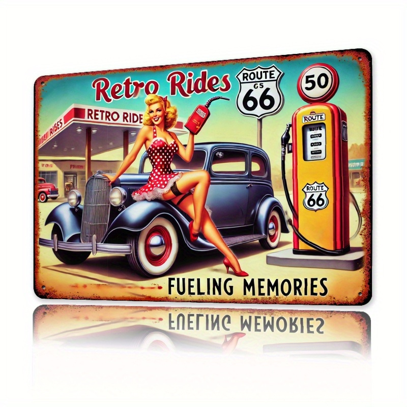 Letrero de metal vintage para  - Lighting Mcqueen Bedroom Decor reseña y precio